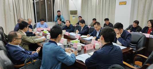 百色市人民政府副市长李玉成与广西林业集团开展项目招商洽谈